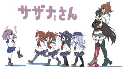 Hibiki Inazuma Ikazuchi Akatsuki Nagato And 2 More Kantai