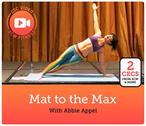 CEC Video Course Mat To The Max SCW Fitness Education Store