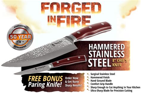 Maybe you would like to learn more about one of these? Forged in Fire Stainless Steel Chef's Knife | Limited Time ...