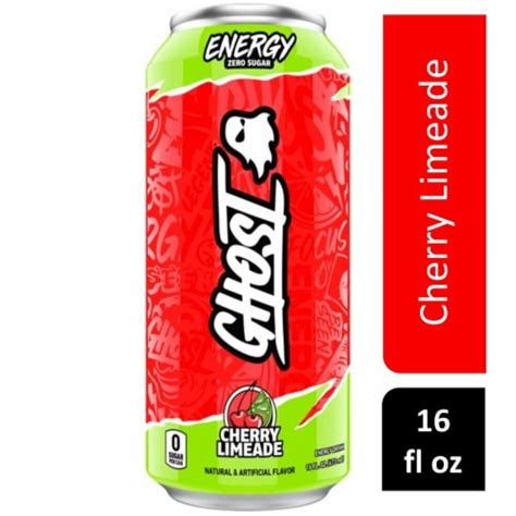 Ghost Zero Sugar Cherry Limeade Energy Drink Can 16 Fl Oz Ralphs