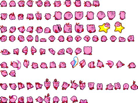 Kirby Sprite Sheet Transparent Hd Png Download Transparent Png Image