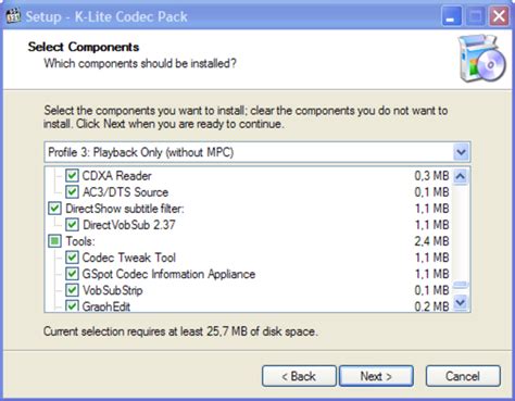 Version 13.8.5 is the last version that works on windows xp sp3 version 10.0.5 is the last version that works on windows xp sp2. K-Lite Codec Pack - Télécharger