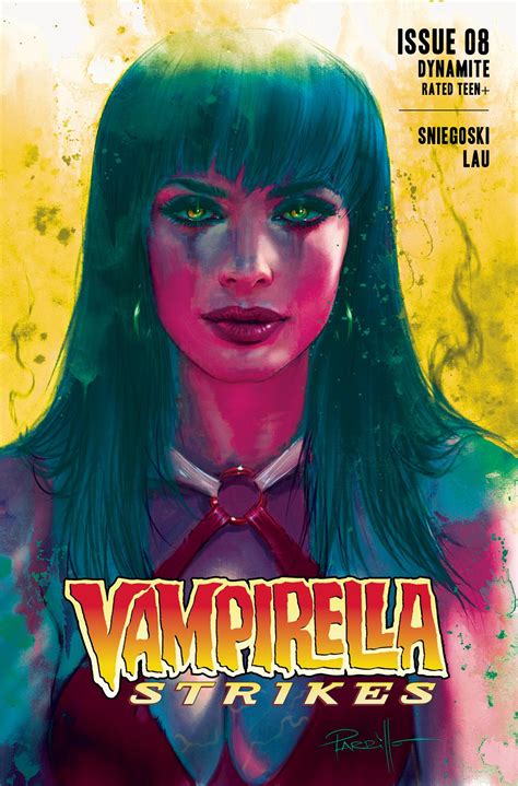 Vampirella Strikes 8 Parrillo Ultraviolet Cover Fresh Comics