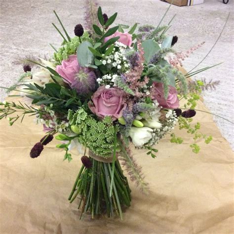 Hand Tied Bouquet In Country Style Flower Bouquet Wedding Wedding