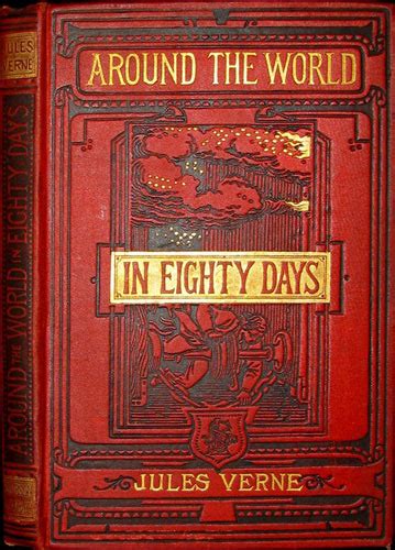 Jules Verne Book Around The World In Eighty Days Tour Du Monde En