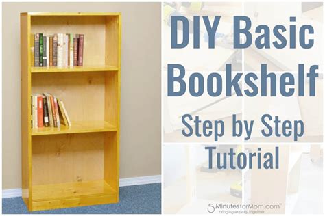 Diy Basic Bookshelf How To Build A Bookcase For Beginners
