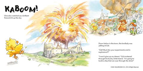 Chocobo And The Airship A Final Fantasy Picture Book Book Square