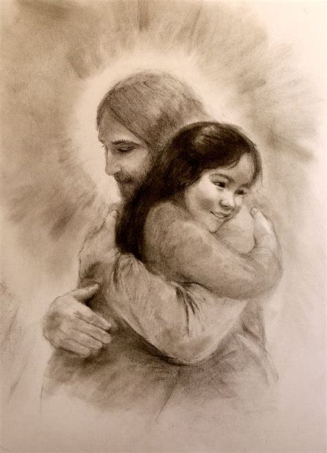 Jesus With Little Girl By Christianartpainting On Etsy My Christian