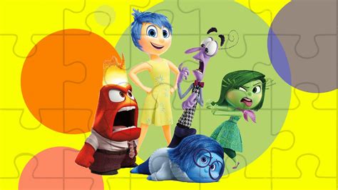 Inside Out Puzzle Game For Kids Rompecabeza Instensamente Youtube