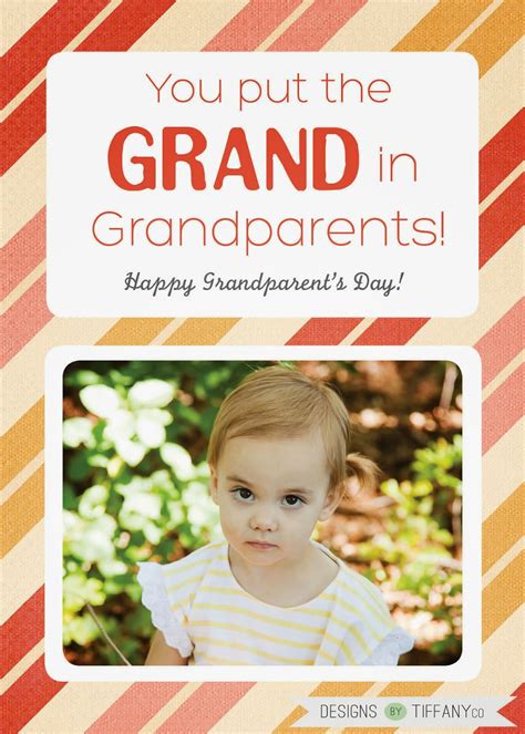 Print them for free, decorate them how. Grandparent's Day Card Free Printable - Designs by TiffanyCo