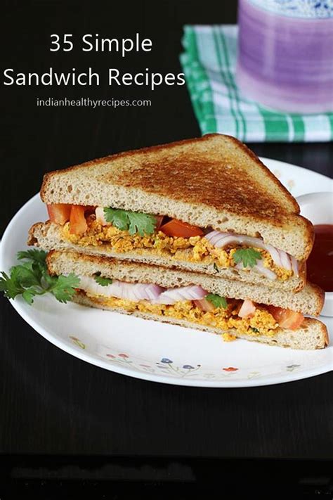 Sandwich recipes | 35 types of sandwiches - Swasthi's Recipes