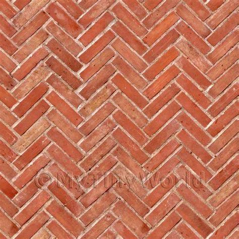 Free Download And Brick Papers Dolls House Miniature Old Herringbone