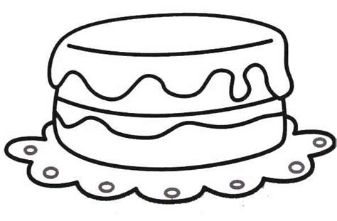8 Décalage attrayant Coloriage Gateau Sans Bougies Photograph