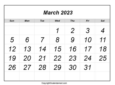 March 2024 Calendar With Holidays Printable Calendar 2024