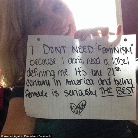 Tumblr Women Against Feminism Blog Sparks Backlash Daily Mail Online