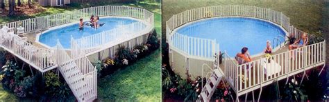 Prefabricated Deck Kits For Above Ground Pool Above Ground Pool Deck