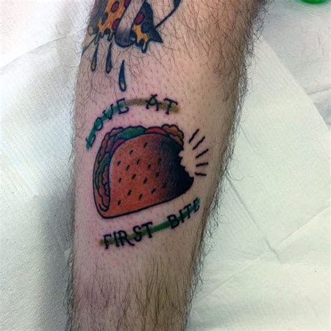 30 Taco Tattoo Designs For Men Mexican Food Ink Ideas