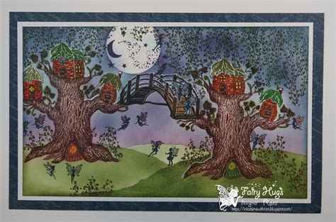 Fairy Hugs Clear Stamps Tree Condo