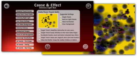 Cause and effect sensory light box APP | Sensory lights, Cause and effect, Sensory