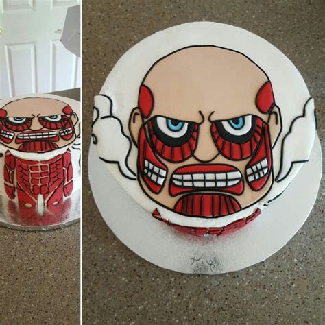 The perfect photo booth begins with fabulous photo booth props. Attack on Titan cake by Jen May Cakes! Awesome! | Anime cake, Crazy cakes, Cake