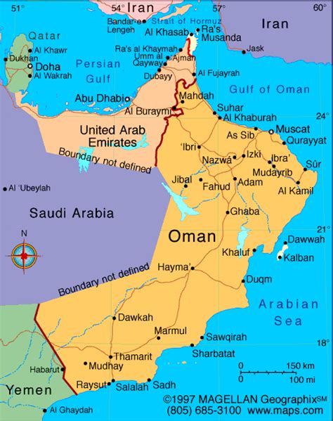 Sohar Map Oman