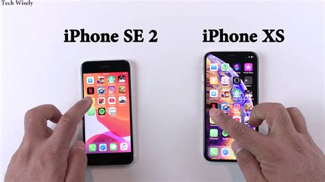 Iphone Se 2 Vs Iphone Xs Speed Test Comparison Youtube