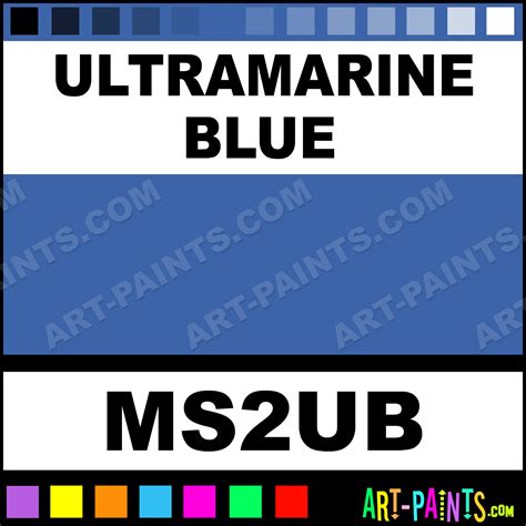 Ultramarine Blue Tints Oil Paints Ms2ub Ultramarine Blue Paint