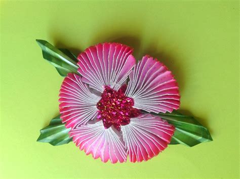 A4 Paper Flower Easy Arts And Crafts Ideas