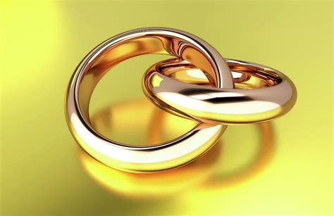 Entwined Wedding Rings Photograph By Wladimir Bulgar Science Photo Library Pixels