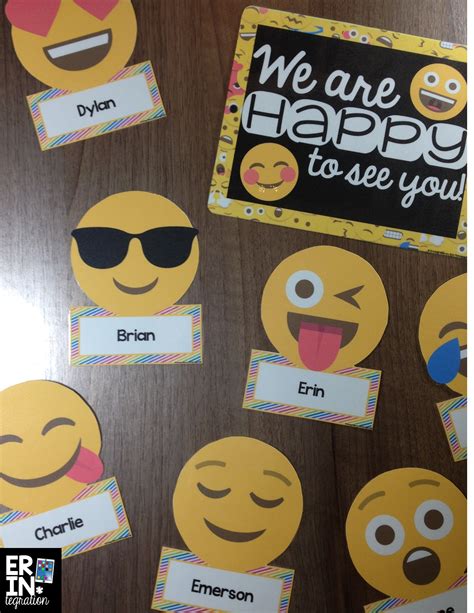 Emoji Classroom Decor Editable Bulletin Board Accents Emoji Classroom