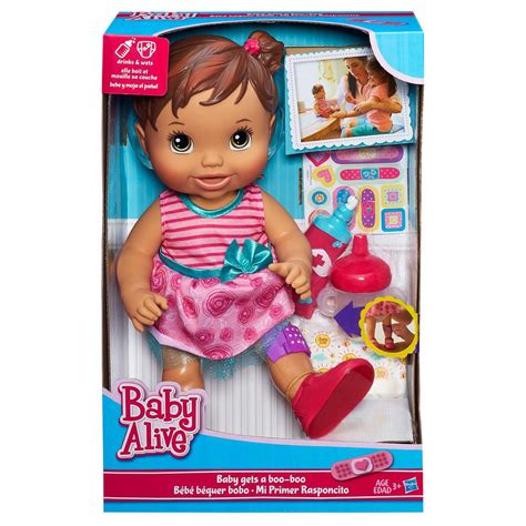 Baby Alive So Real Has A Boo Boo Brunette Baby Doll Everything Else