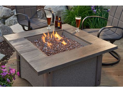 outdoor greatroom pine ridge square fire pit table
