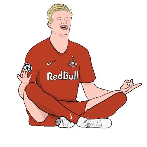 Find gifs with the latest and newest hashtags! Football Meditating Sticker by Jake Martella for iOS & Android | GIPHY