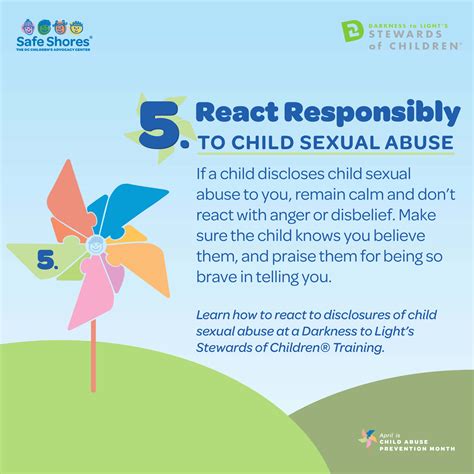 The Five Steps Of Child Abuse Prevention Safe Shores