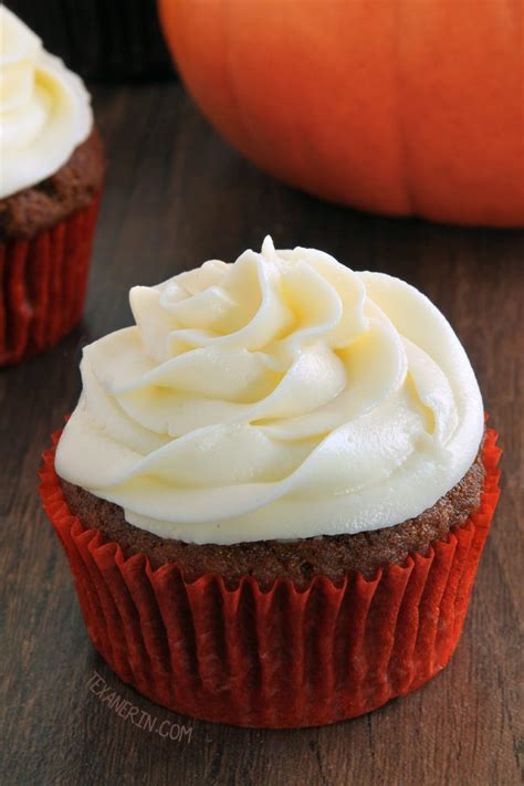 · this orange spice cream cheese frosting recipe is perfect for fall spice cakes! Healthier Cream Cheese Frosting - Texanerin Baking