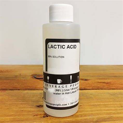 Lactic acid is an organic acid. Homebrew Ingredients | The Beverage People