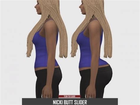 Nicki Butt Slider The Sims Download Simsdomination In Sims