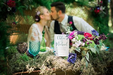 Hippie Chic In The Woods Wedding Inspiration Tidewater And Tulle