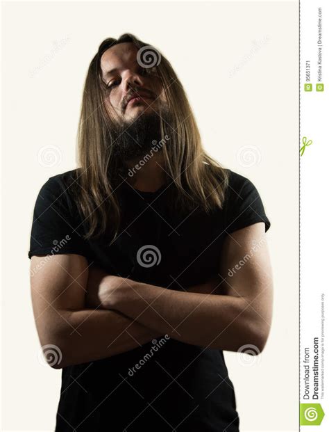 A Badass Is Looking At You Challenging You Stock Image Image Of