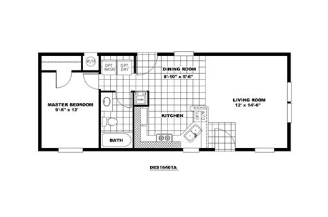 16x40 Mobile Home Floor Plans Floorplansclick