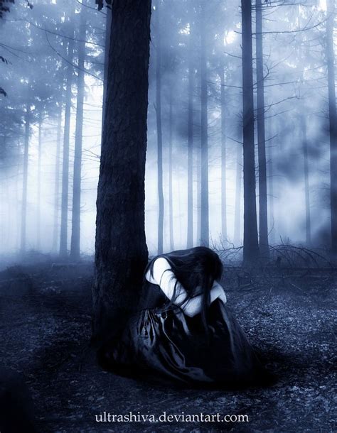 Alone In The Forest Beautiful Dark Art Gothic Fantasy Art Dark
