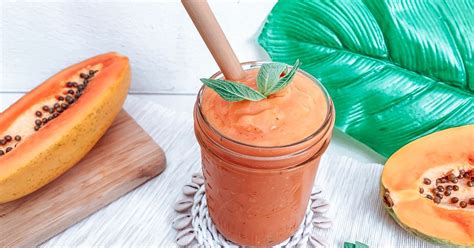 Creamy Tropical Papaya Smoothie Recipe Australias Best Recipes