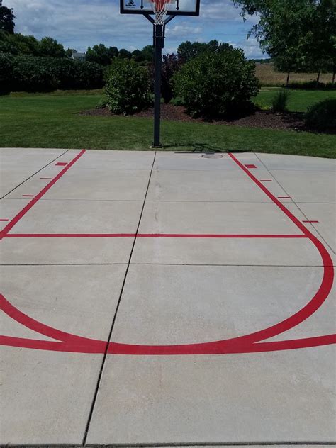 Basketball Court Line Painting Services Milwaukee Wi • Precision Sports