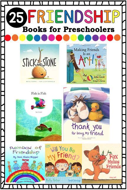 25 Friendship Books For Preschoolers Friendship Activities Preschool