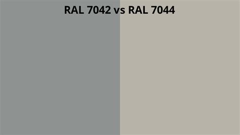 RAL 7042 Vs 7044 RAL Colour Chart UK