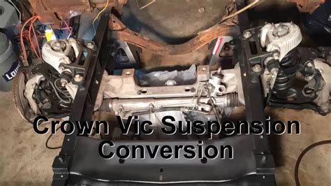58 F100 Crown Vic Suspension Swap Youtube