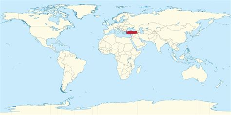 Political Map Of Turkey And Surrounding Countries Map Of World