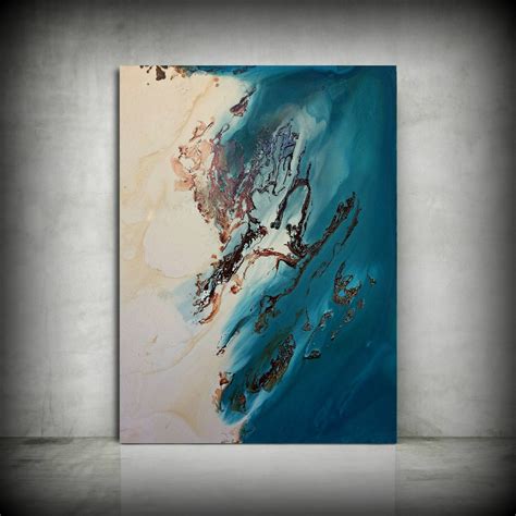 Find abstract ocean paintings here Beach Painting 30 x 40 Abstract Painting Acrylic Painting ...