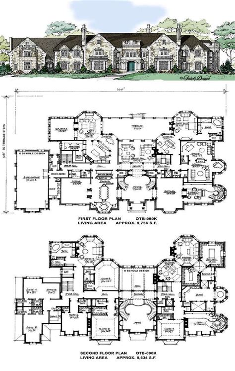 Plans Floor Homes Mansions Luxury Mansion Home Plans Vrogue Co