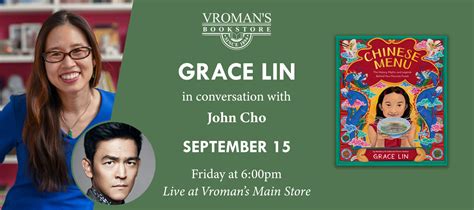Vroman's: Grace Lin, In Conversation with John Cho, Discusses Chinese